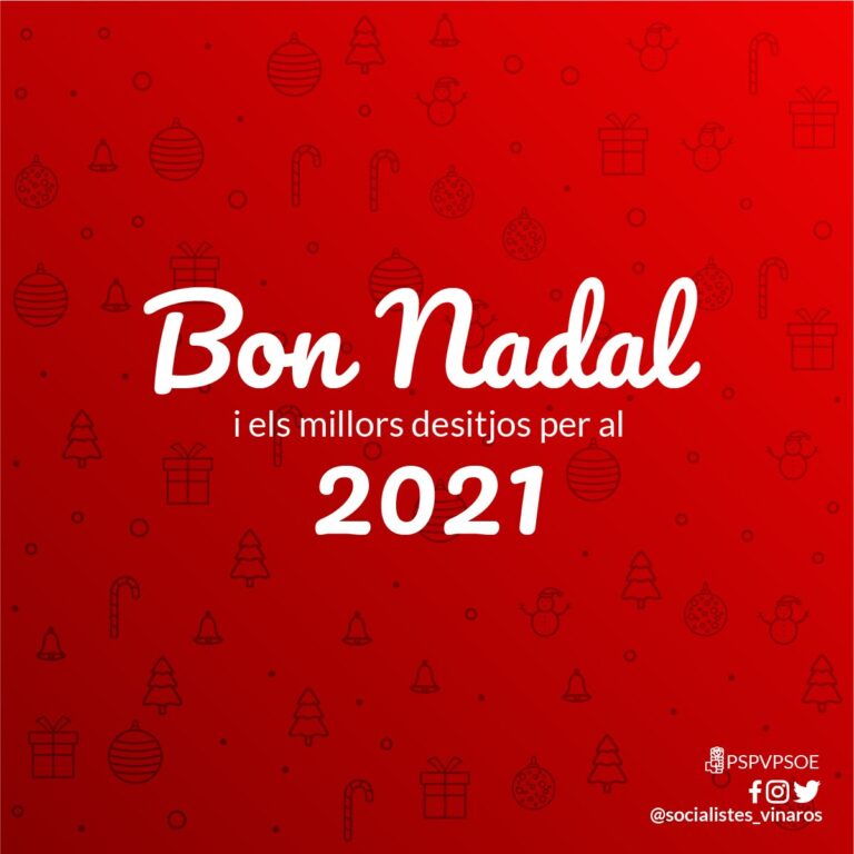 BONES FESTES! Edu Barberà Pla, Secretari General PSPV-PSOE Vinaròs.