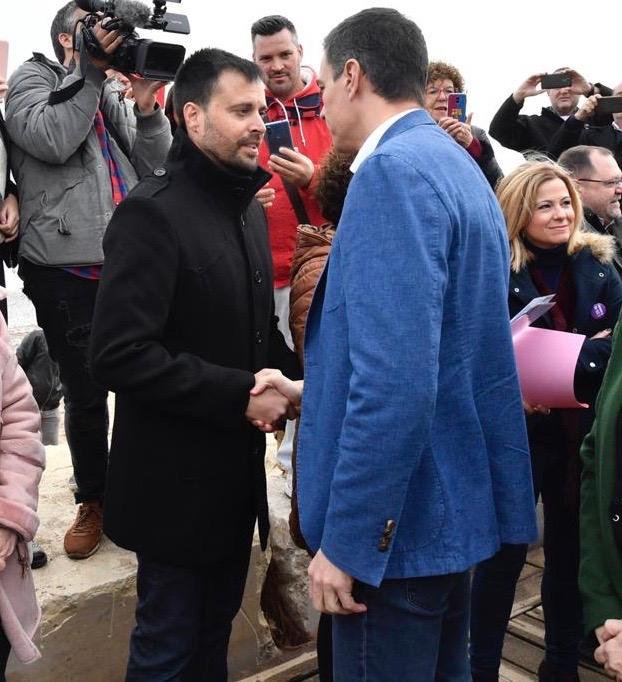 Setmana farcida de reunions, trobades, visites… un no parar. Fernando Juan, Regidor de Governació i Recursos Humans.