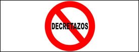 Article Diariet: Amb “decretazos” NOArtículo diariet: Amb “decretazos” NO