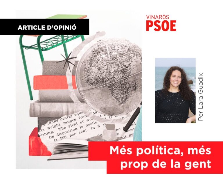 Més política, més prop de la gent.